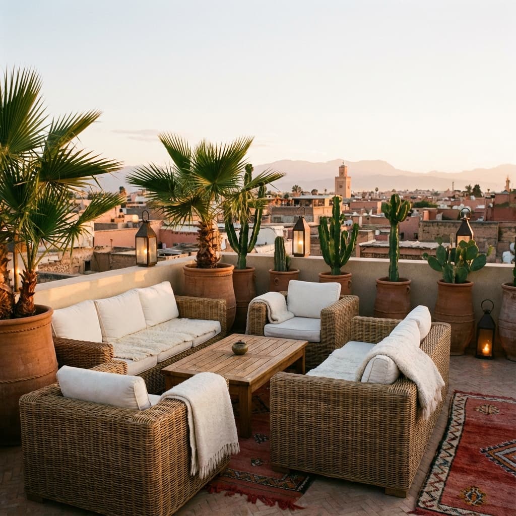 Salon Extérieur Maroc